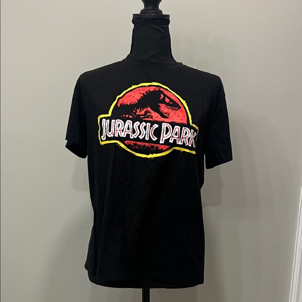 Jurassic Park Black Graphic Tee